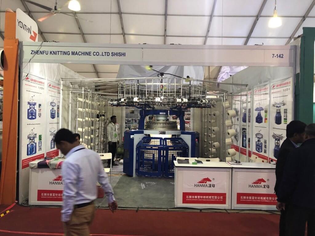 HANMA CIRCULAR KNITTING MACHINE IN Bangladesh EXHIBITION 2019 05