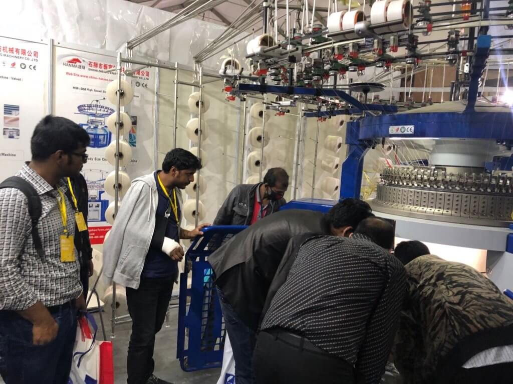 HANMA CIRCULAR KNITTING MACHINE IN Bangladesh EXHIBITION 2019 02