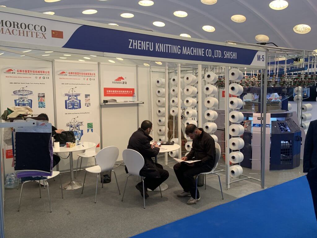 2019 hanma circular knitting machine in Morocco Exhibition 03