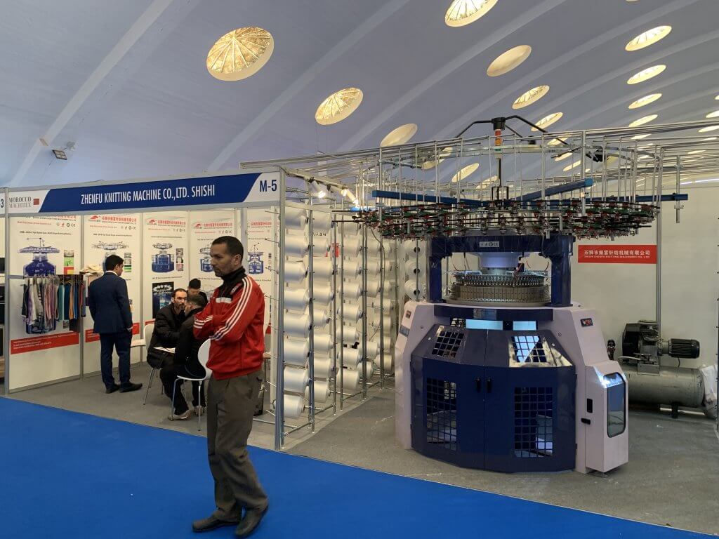 2019 hanma circular knitting machine in Morocco Exhibition 02