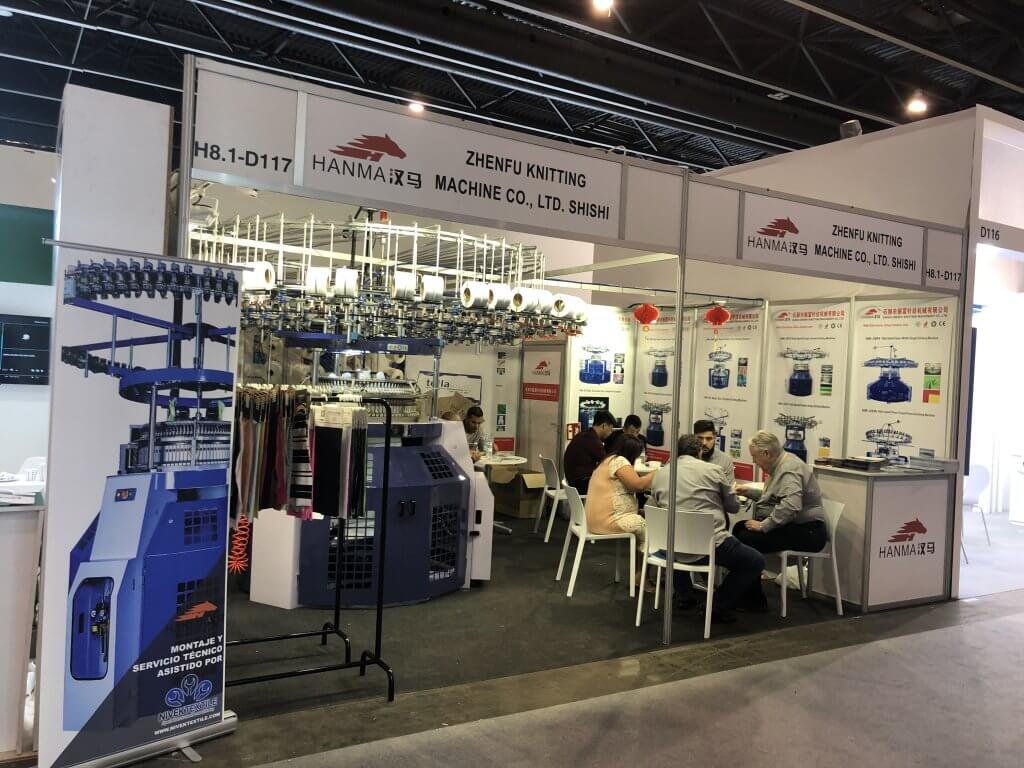 2019 HANMA CIRCULAR KNITTING MACHINE IN Spain EXHIBITION 04