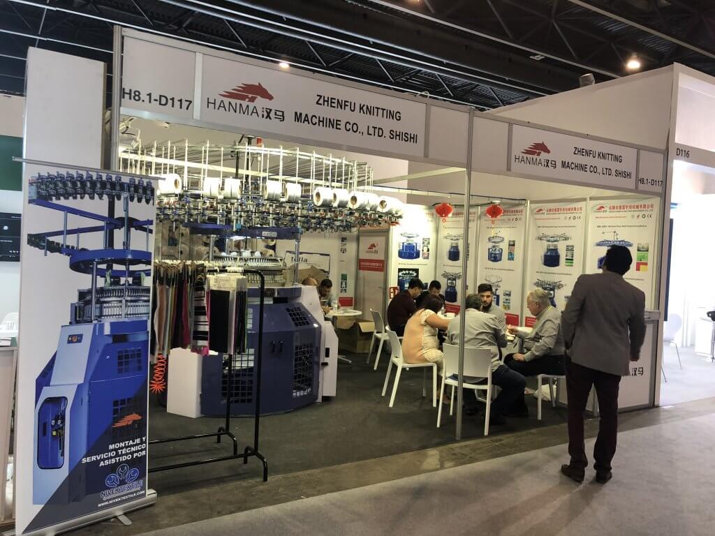 2019 HANMA CIRCULAR KNITTING MACHINE IN Spain EXHIBITION 03