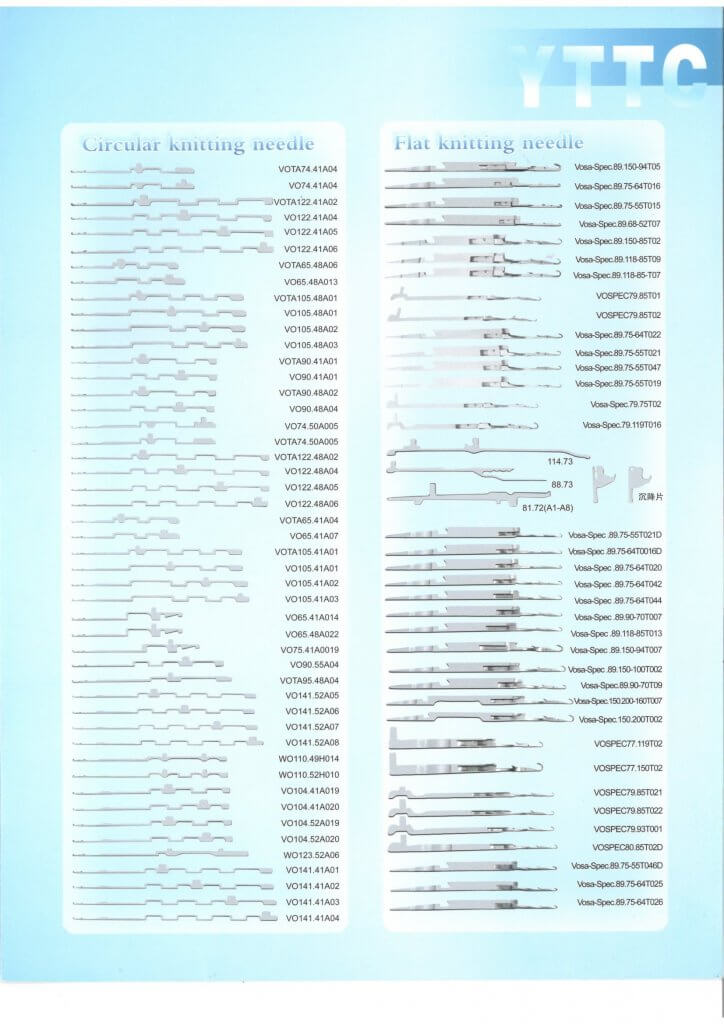 circular knitting machine guide - Hanma