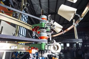 Hanma Small Size Rib circular knitting machine yarn feeder